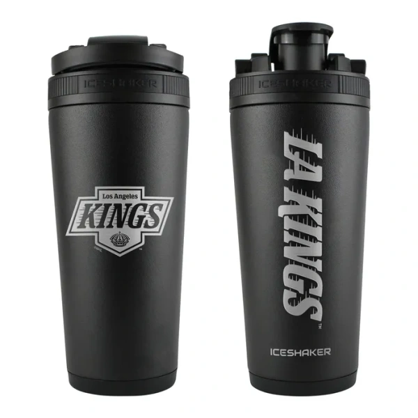 WinCraft NHL 26oz 4D Stainless Steel Ice Shaker Los Angeles Kings