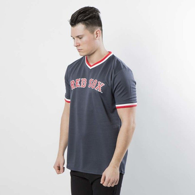 Majestic Athletic Woodner Polyester T-shirt Red Sox navy