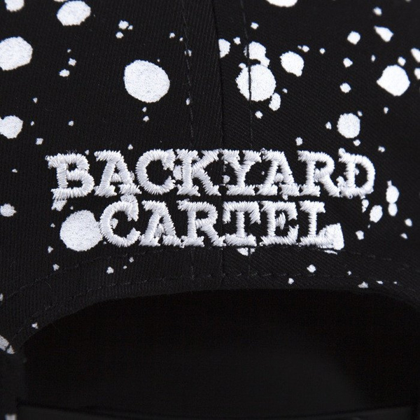 Backyard Cartel czapka snapback Splash black / white