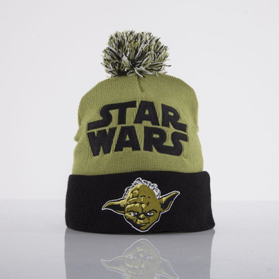 Starter beanie Star Wars black/green Face Bobble Knit Yoda