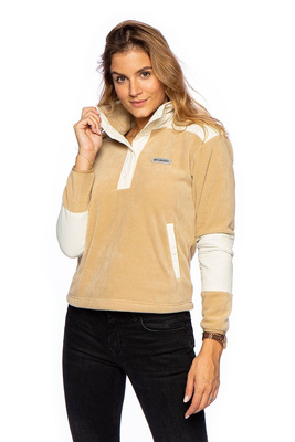 Bluza damska Columbia Benton Springs Crop Pullover beżowa