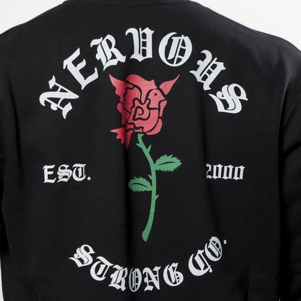 Nervous bluza crewneck Rose black