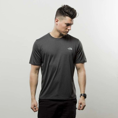 The North Face koszulka T-Shirt Reaxion Amp Crew dark grey heather T0CE0QDYZ