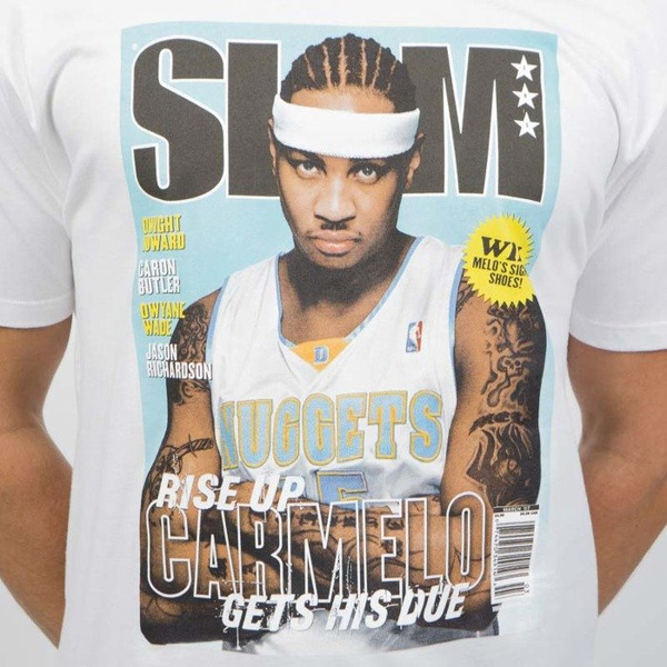 Koszulka Mitchell & Ness Slam Cover SS Tee Carmelo Anthony white