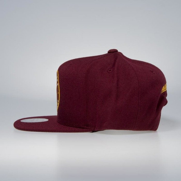 Czapka Mitchell & Ness snapback Cleveland Cavaliers burgundy Twill Circle Patch
