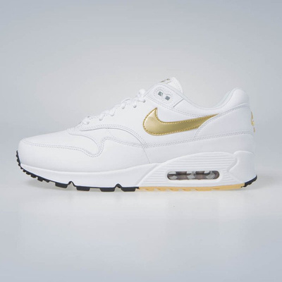 Sneakers buty Nike Air Max 90/1 white/metalic gold-black (AJ7695-102)