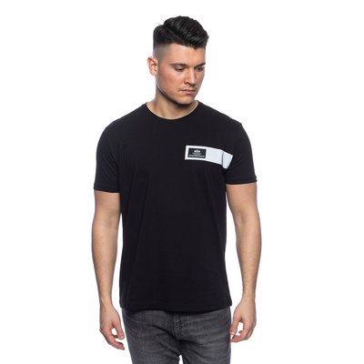 Koszulka Alpha Industries Reflective Stripes T-shirt czarna