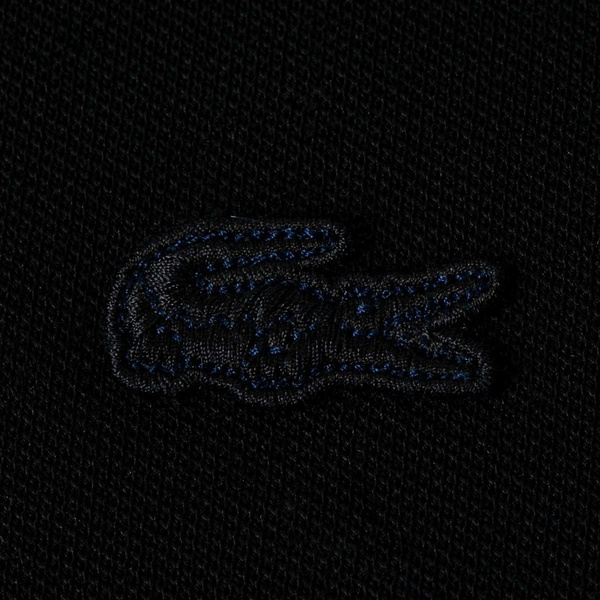 Koszulka Lacoste Men's Paris Polo Shirt Regular Fit Stretch Cotton Pique czarna