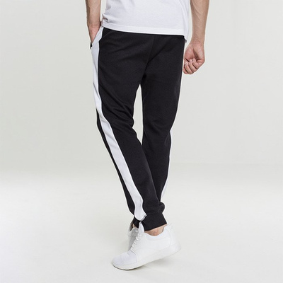 Urban Classics 2-Tone Interlock Track Pants black / white