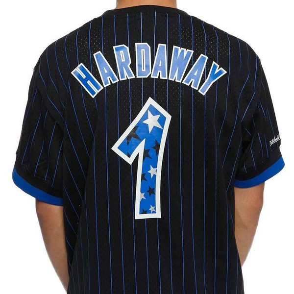 Koszulka Mitchell & Ness Orlando Magic #1 Penny Hardaway black Name & Number Mesh Crewneck