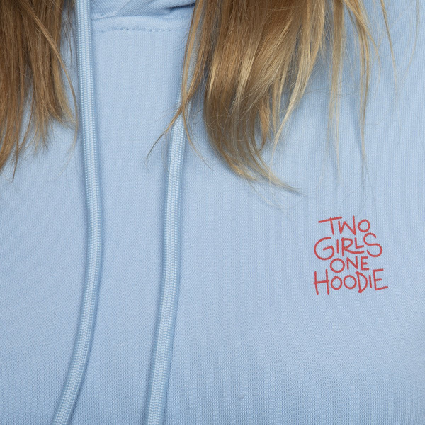Bluza damska Two Girls One Hoodie Baby Blue Slavic Mornings niebieska