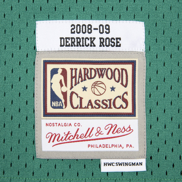 Mitchell & Ness Chicago Bulls NBA Swingman Jersey Derrick Rose kelly green