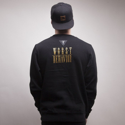 Cayler & Sons sweatshirt Behaviour crewneck black / gold CAY-HD14-AP-05