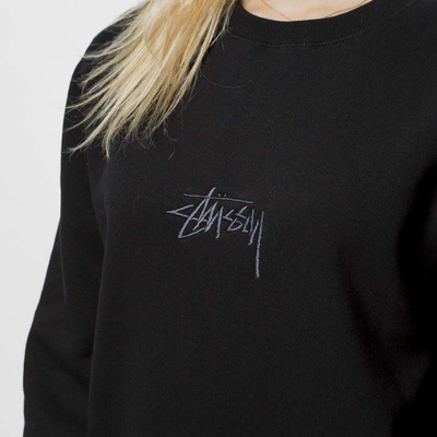 Bluza damska Stussy Sweatshirt Stock App. Crew black WMNS