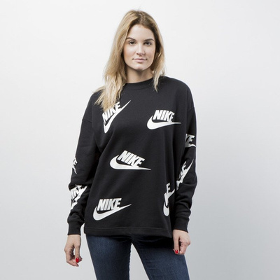 Bluza damska Nike NSW Crew Futura Toss black AA3142-010