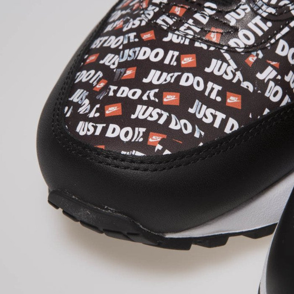 Sneakers buty Nike Air Max 1 Premium black/white-total orange (875844-009)