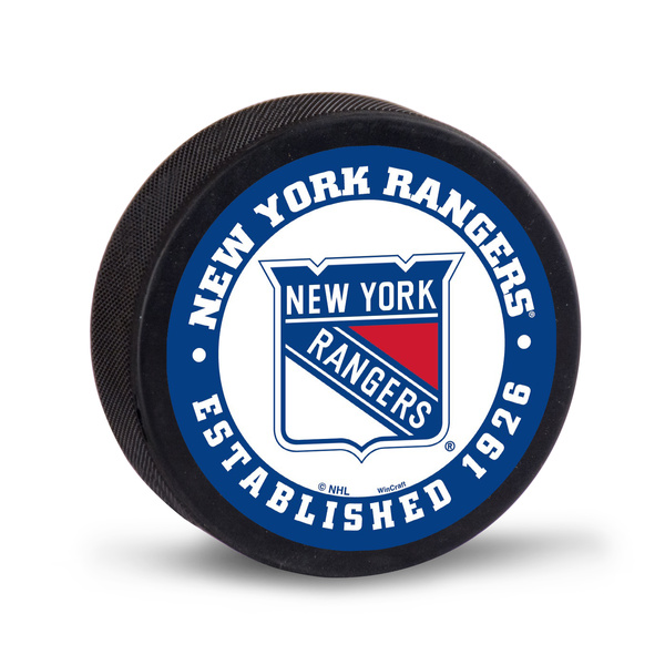 Krążek pamiątkowy WinCraft NHL Hockey Puck Packaged New York Rangers