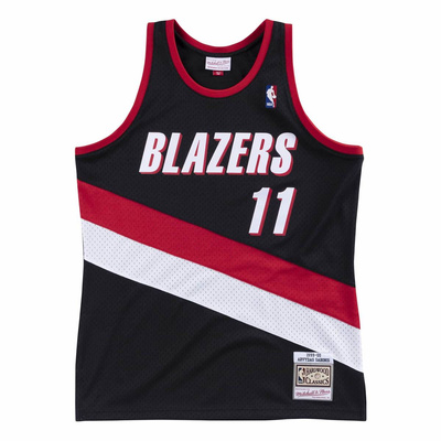 Koszulka Mitchell & Ness Portland Trail Blazers #11 Arvydas Sabonis Swingman Jersey czarna