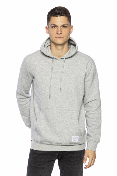 Bluza Mitchell & Ness Branded Essentials Hoodie szara (grey/grey)