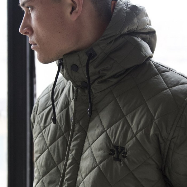 Backyard Cartel kurtka jacket Parka Padded khaki