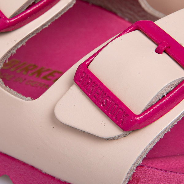 Klapki damskie Birkenstock Arizona BS Narrow Fit różowe (1016456)