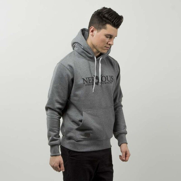 Nervous bluza sweatshirt Hood Classic grey