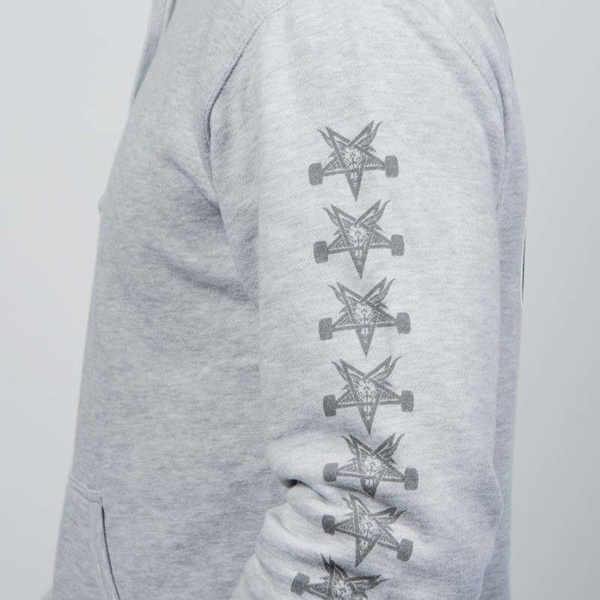 Bluza Thrasher x Independent Pentagram Cross Pullover Hooded grey heather