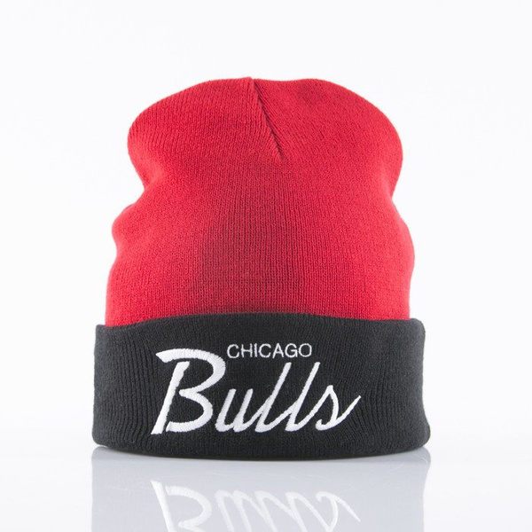 Mitchell & Ness czapka Chicago Bulls red/black 2Tone Cuff EU174