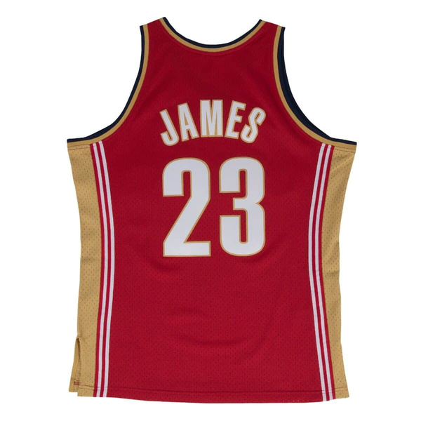 Koszulka Mitchell & Ness Cleveland Cavaliers #23 LeBron James Swingman Jersey czerwona