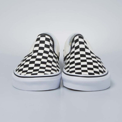 Sneakers buty Vans Classic Slip-On black and white checkerboard / white VN000EYEBWW