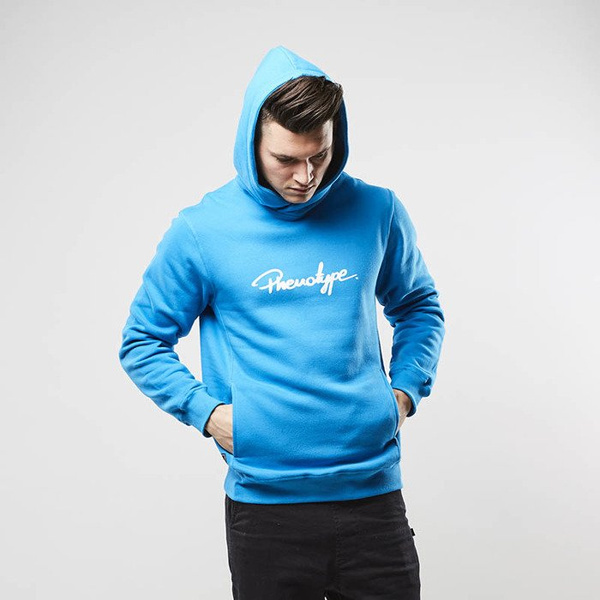 Bluza Phenotype sweatshirt Logo Hoodie azure