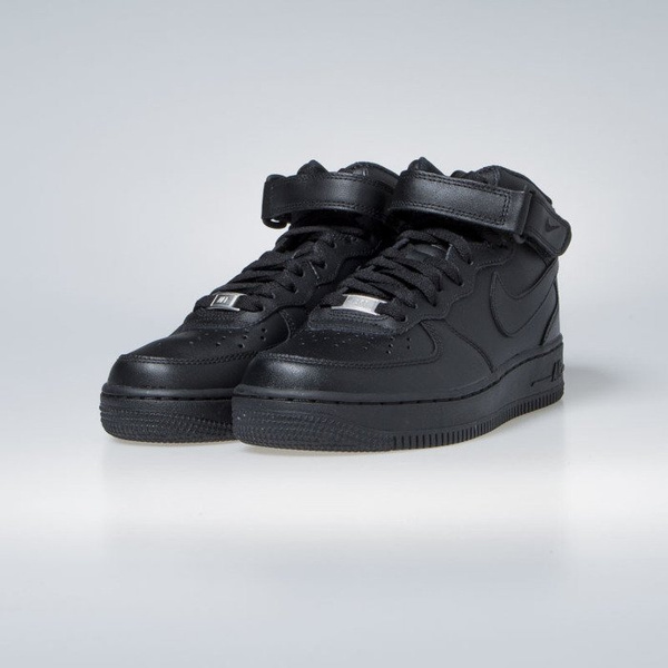 Sneakers buty Nike Air Force 1 '07 Mid black WMNS (366731-001)