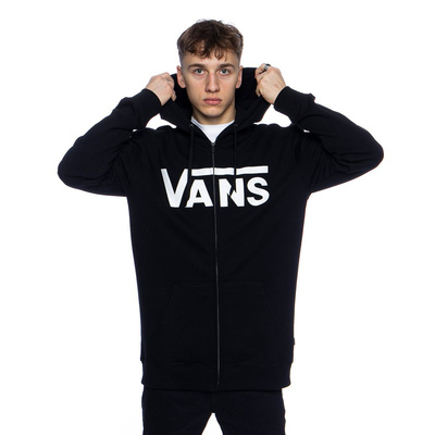 Bluza Vans Classic Zip Hoodie black / white 