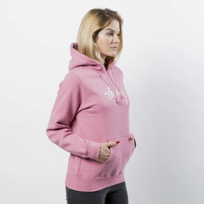 Bluza damska Stussy Sweatshirt Stock Hood WMNS orchid