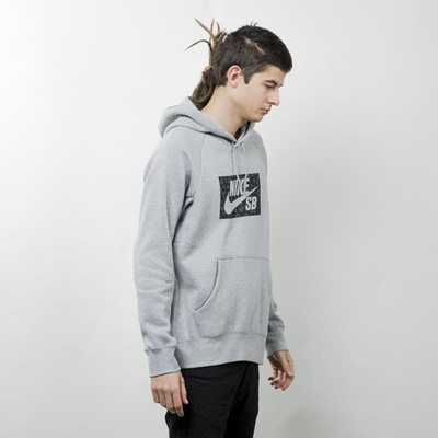 Bluza Nike SB Icon Hoodie Jagmo grey heather 837932-063