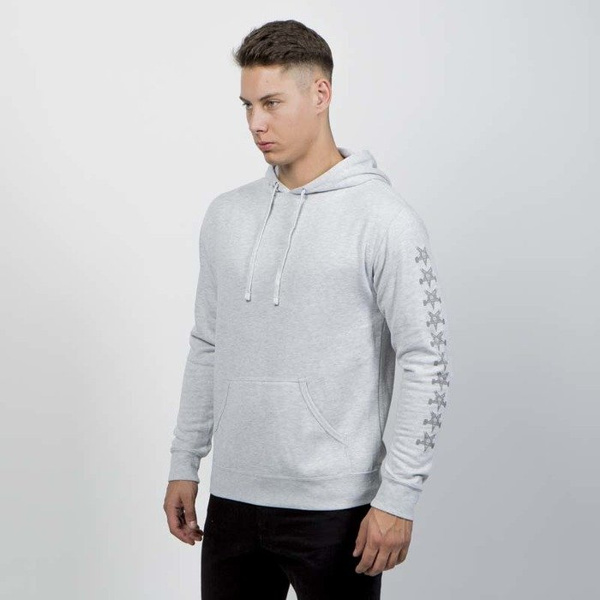 Bluza Thrasher x Independent Pentagram Cross Pullover Hooded grey heather