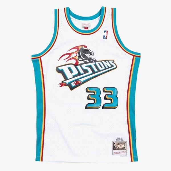 Koszulka Mitchell & Ness Detroit Pistons #33 Grant Hill Swingman Jersey white