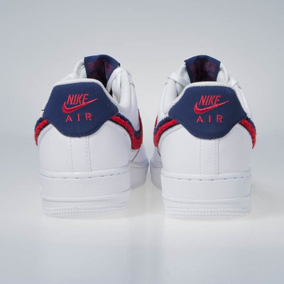 Sneakers buty Nike Air Force 1 '07 LV8 white/university red-blue void (823511-106)