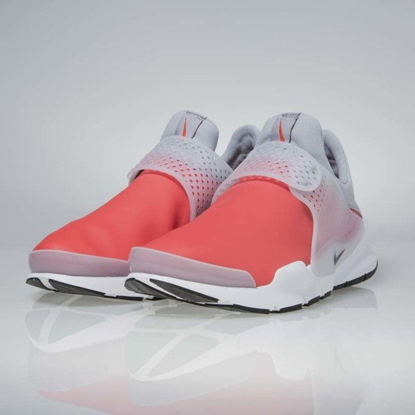 Sneakers buty Nike Sock Dart SE max orange / black - wolf grey 911404-800