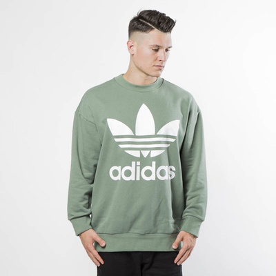 Adidas Originals Sweatshirts Tref Over Crew trace green