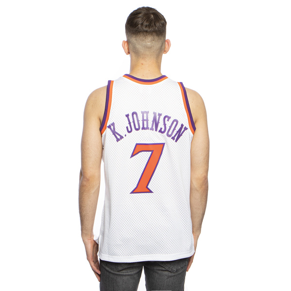 Koszulka Mitchell & Ness Phoenix Suns #7 Kevin Johnson biała Swingman Jersey