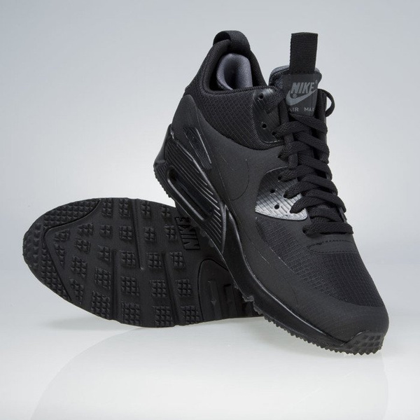 Sneakers buty zimowe Nike Air Max 90 Mid Winter black 806808-002