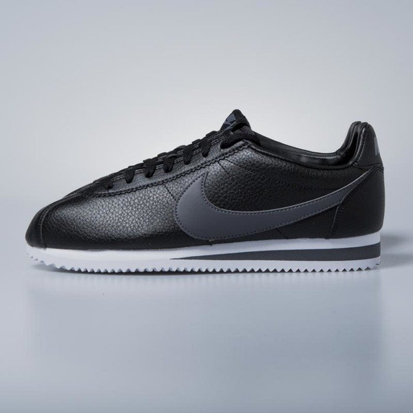 Sneakers buty Nike Classic Cortez Leather black / dark grey - white 749571-011