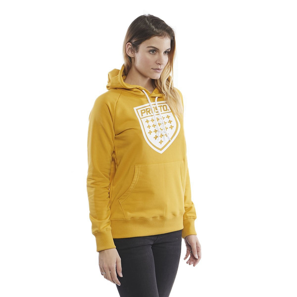 Bluza damska Prosto Klasyk Hoodie Figurez yellow