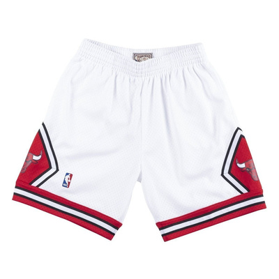 Szorty Mitchell & Ness Chicago Bulls białe Swingman Shorts