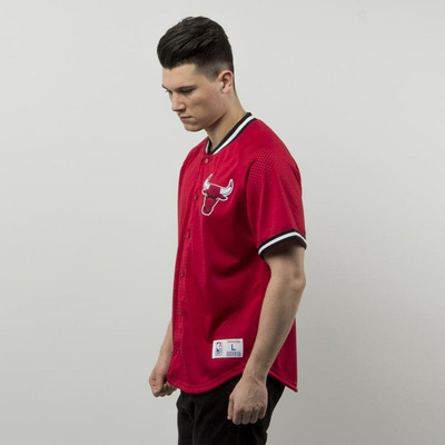 Mitchell & Ness jersey Chicago Bulls red Seasoned Pro Mesh Button Front