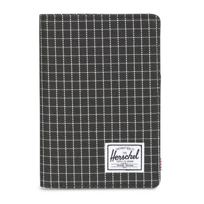 Herschel folder Raynor + Passport Holder black grid 10373-01579