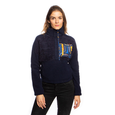 Jacket WMNS Columbia Lodge Sherpa Pullover navy