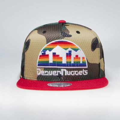Czapka Mitchell & Denver Nuggets Woodland Snapback Cover camo