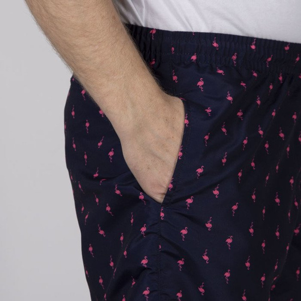 Szorty Urban Classics Pattern Swim Shorts flamingo